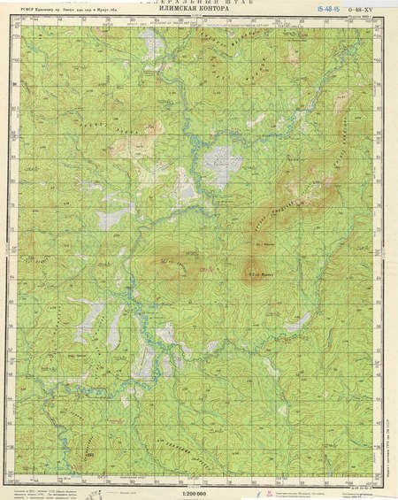 (image for) Russia 1:200,000: O-48-15